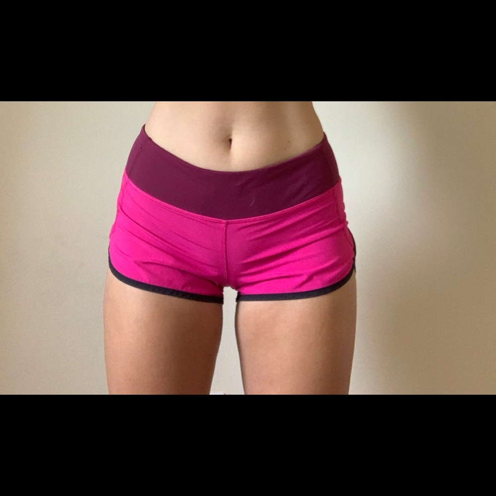 Hot Pink Lululemon shorts